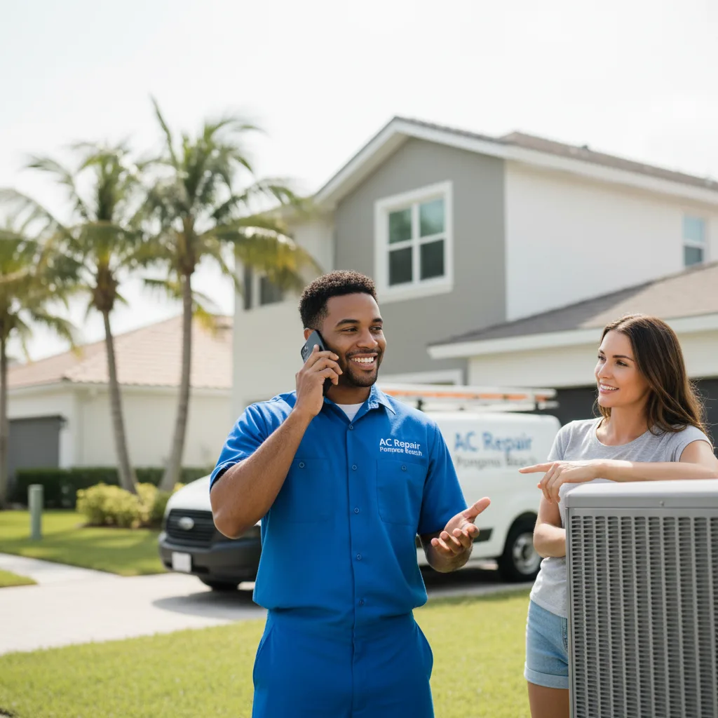 AC Repair Pompano Beach customer support in Baileys Harbor